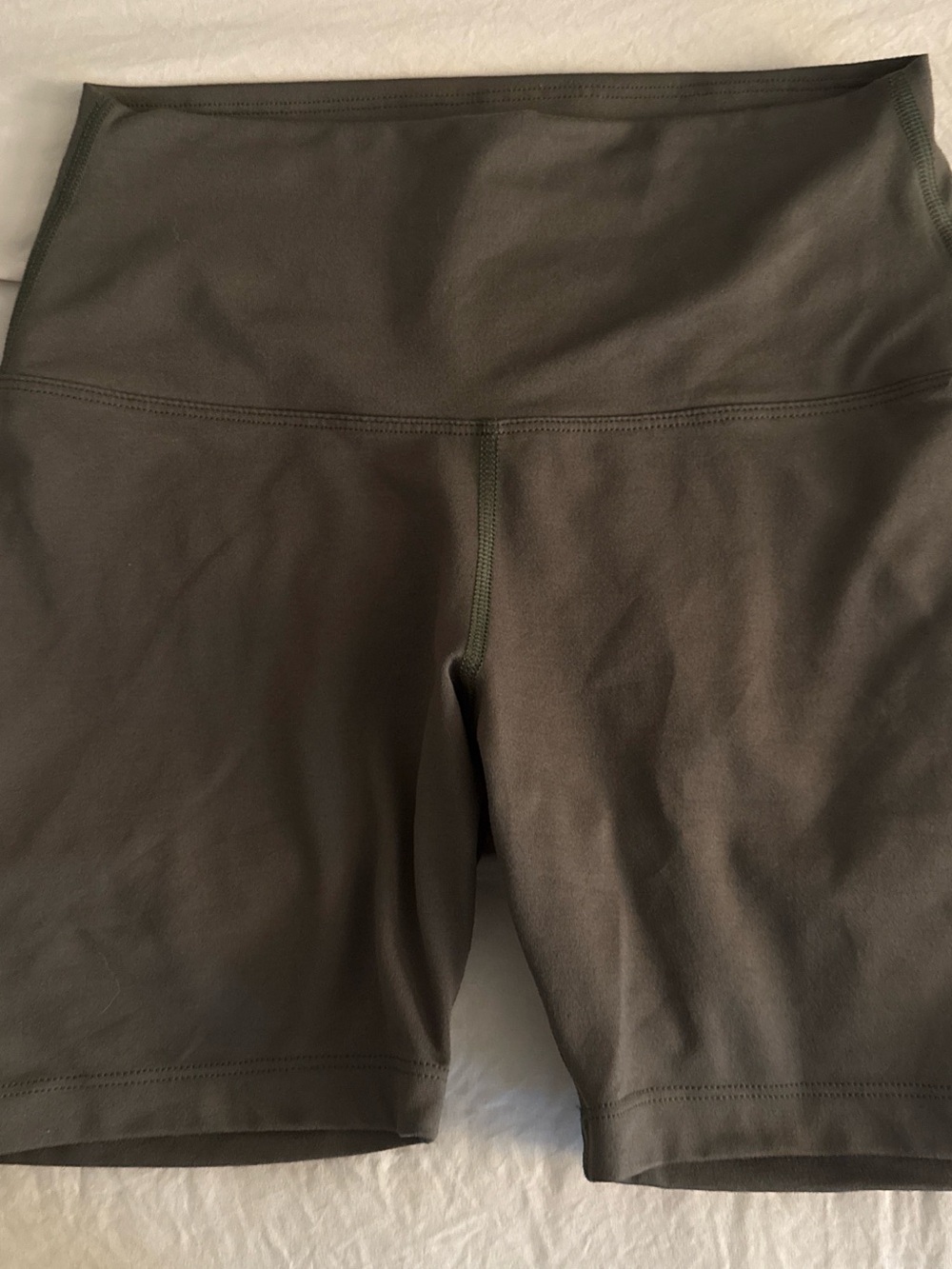 NOBULL Olive Green High-Waist Bike Shorts